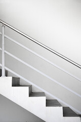 Obraz premium white staircase in the office