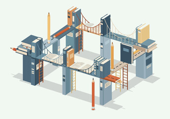 Fototapeta premium Education as Infrastructure