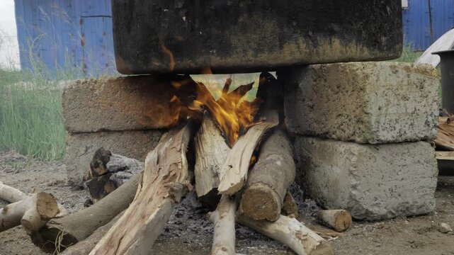 Burning Bright - South Indian Firewood Flare-up