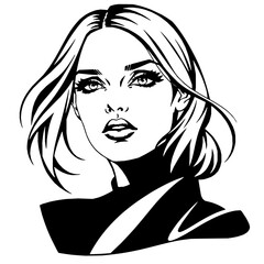 girl with a cigarette