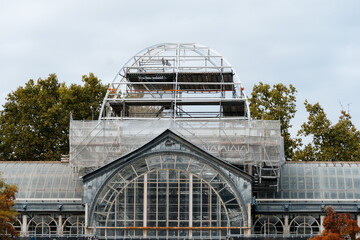 Palacio de Cristal renovation in Retiro Park, Madrid