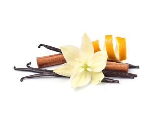 Vanilla pods with cinnamon 