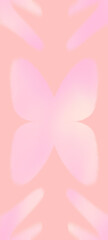 Soft Pink Peach Pastel Butterfly Gradient Abstract Background for Feminine Branding