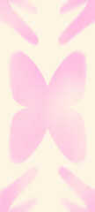 Soft Pink Pastel Butterfly Gradient Abstract Background for Feminine Branding