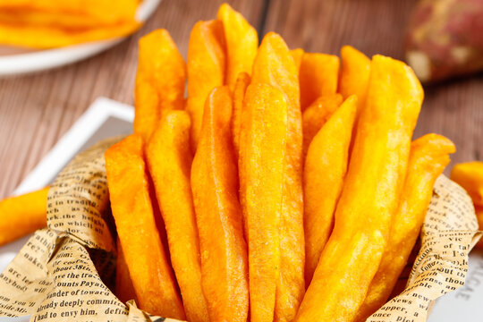 Crispy Golden Baked Potato Wedges Snack