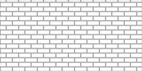White brick wall faced exterior grunge masonry pavement construction rough concrete wall floor urban rectangle solid block texture background.