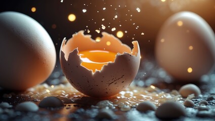 Eggs in the sunlight