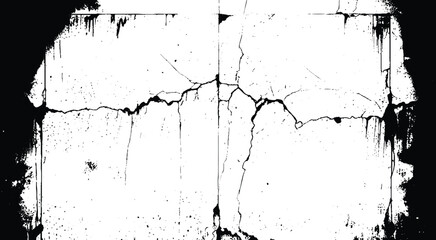 Cracks on the wall detail of the cracked plaster grunge texture