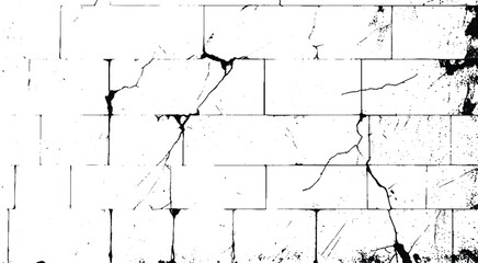Cracks on the wall detail of the cracked plaster grunge texture
