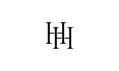 HH initial letter logo or HH monogram