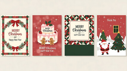 Japanese New Year 2026 Vector Illustration Set – Year of the Horse, Traditional Decorations, Greeting Cards and Seasonal Elements