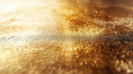 Abstract gold texture background with shimmering surface and soft light reflections. Ideal for luxury design, premium branding, elegance themes, backgrounds, and creative visual compositions.