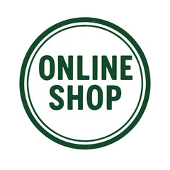online shop icon logo seal vector on white background
Vector stamp icon