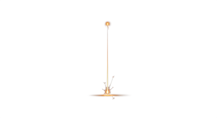 A tall thin object isolated on transparent background with lighting effects