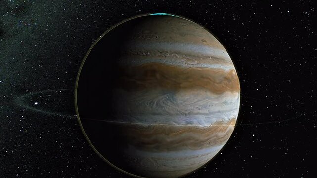 Inner section of jupiter planet