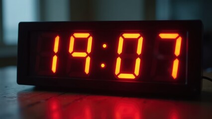 Large display interval timer with bright LED numbers, senior-friendly visibility, simple exercise timing device, clear readable digits