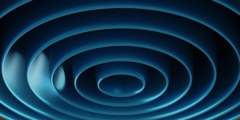 Circle, ring, water drop, abstract background, 3D illustration