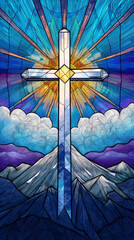 Fototapeta premium Archangel with Sword and Serpent – AI Generative