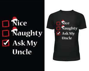 Fototapeta premium Christmas T-shirt Design, Christmas is the most wonderful time for you and your family