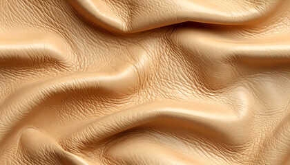 Leather texture, full-frame, realistic grain and wrinkles, seamless, high-resolution background for design and mockups.
