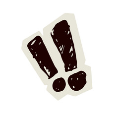 Sketchy Hand Drawn Exclamation Marks