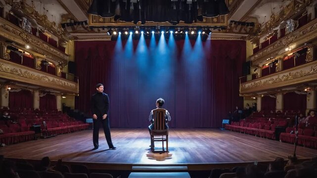 A hypnotist's show.