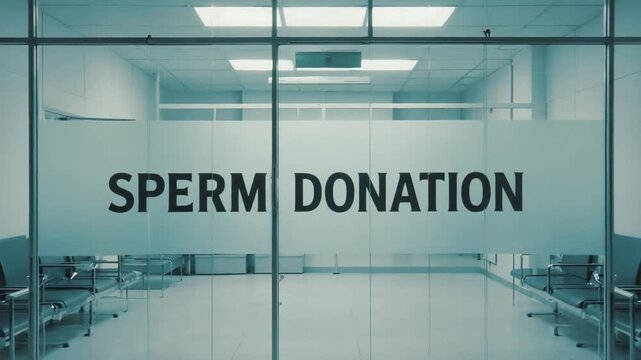 Sperm donation center.