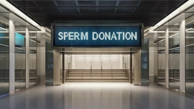 Sperm donation center.
