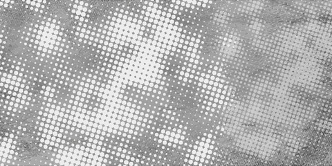 Halftone black and white background illustration for any design. Pop art texture. Presentation for office, business cover design template.