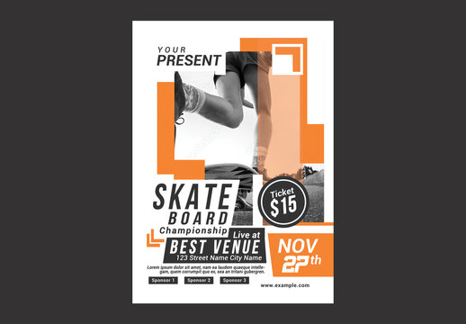 Extreme Sport Competition Flyer