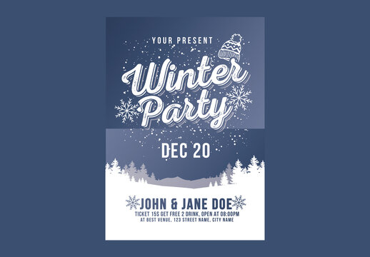 Winter Party Flyer