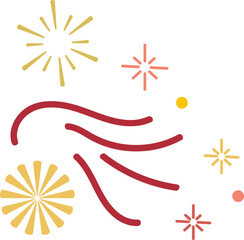 Gold Radiant Firework Celebration Ornament