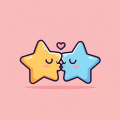 Love Kiss Illustration