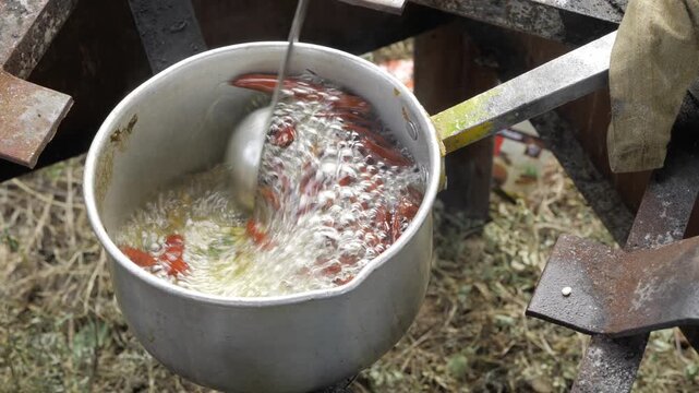 Vibrant South Indian Cooking in Motion
