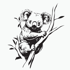 koala in the tree
