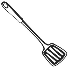 kitchen spatula isolated on white background