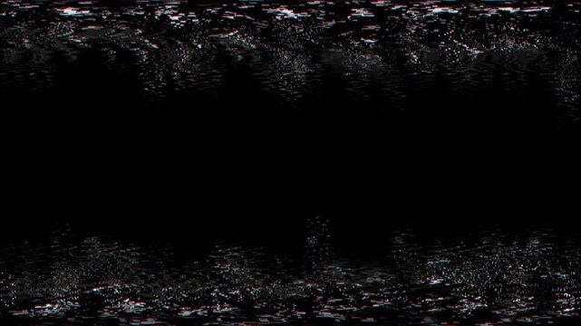 Abstract digital glitch overlay with chromatic aberration for creative video production