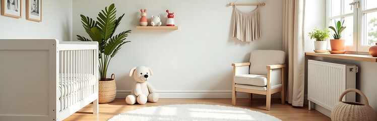warm inviting nursery captures parent dream home featuring plush area rug whimsical wooden decor colorful toys