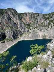 Monument of nature Blue Lake in the Imotski region (Imotski, Croatia) - Geomorfolo&scaron;ki spomenik prirode Modro jezero u Imotskoj krajini, Imotski (UNESCO GeoPark), Hrvatska