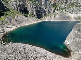 Monument of nature Blue Lake in the Imotski region (Imotski, Croatia) - Geomorfolo&scaron;ki spomenik prirode Modro jezero u Imotskoj krajini, Imotski (UNESCO GeoPark), Hrvatska