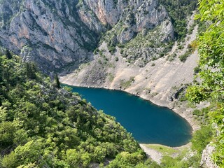 Monument of nature Blue Lake in the Imotski region (Imotski, Croatia) - Geomorfolo&scaron;ki spomenik prirode Modro jezero u Imotskoj krajini, Imotski (UNESCO GeoPark), Hrvatska