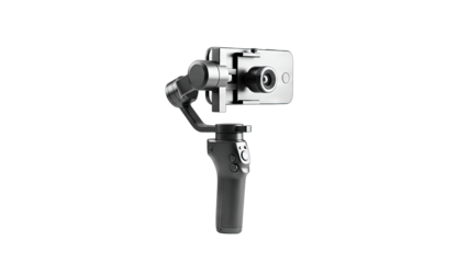 Smartphone Gimbal Stabilizer Isolated on White Background