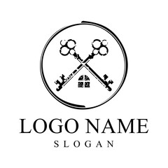luxury logo house key