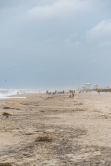 Windy Overcast Beach at Assateague Island National Seashore