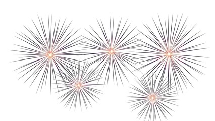 Abstract burst lines in white background for modern design