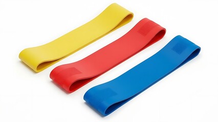 Colorful Resistance Bands for Fitness and Exercise Workout