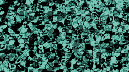 Teal abstract liquid texture with high contrast organic water shapes flowing motion depth and glossy surface for modern creative background design
