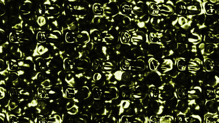 Lime yellow abstract liquid texture with high contrast glossy organic surface flowing motion and glowing water pattern for creative modern backgrounds