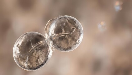 Cell Division - Microscopic View of Mitosis in Early Embryonic Development.