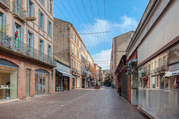 Fototapeta premium Albi is a French town and commune located in the Tarn department, of which it is the capital, in the Occitanie region.